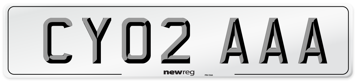 CY02 AAA Number Plate from New Reg